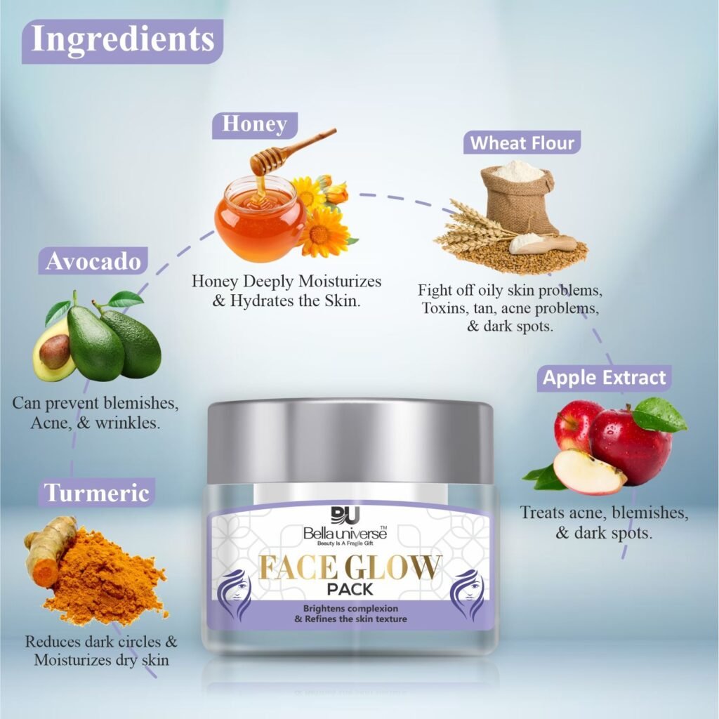 Brightening | Instant Glow Cream | Vitamin C | Dry Skin Hydration | Reduces Dark Spots.